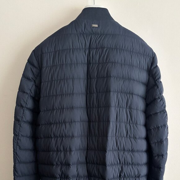 $500 Polo Ralph Lauren Navy Quilted Down Puffer Bomber Jacket - Medium - Picture 8 of 11
